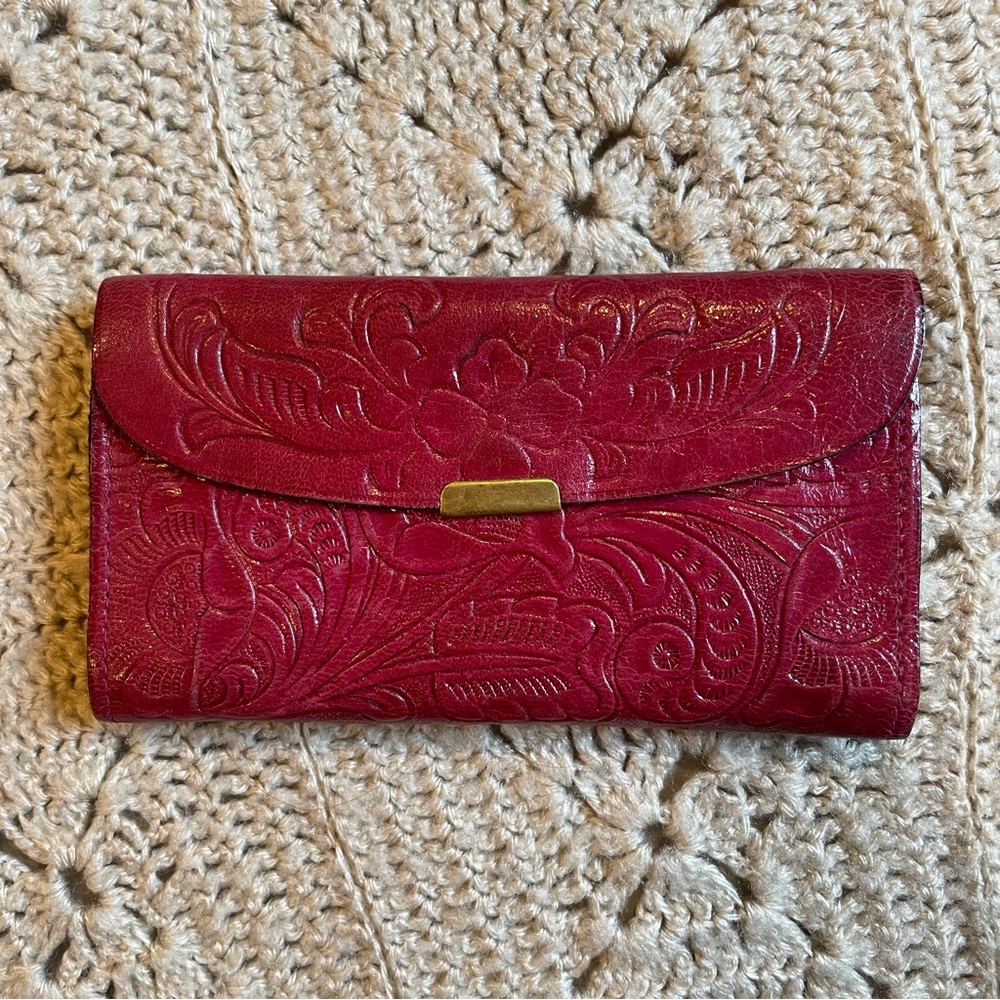 Vintage Leather tooled wallet